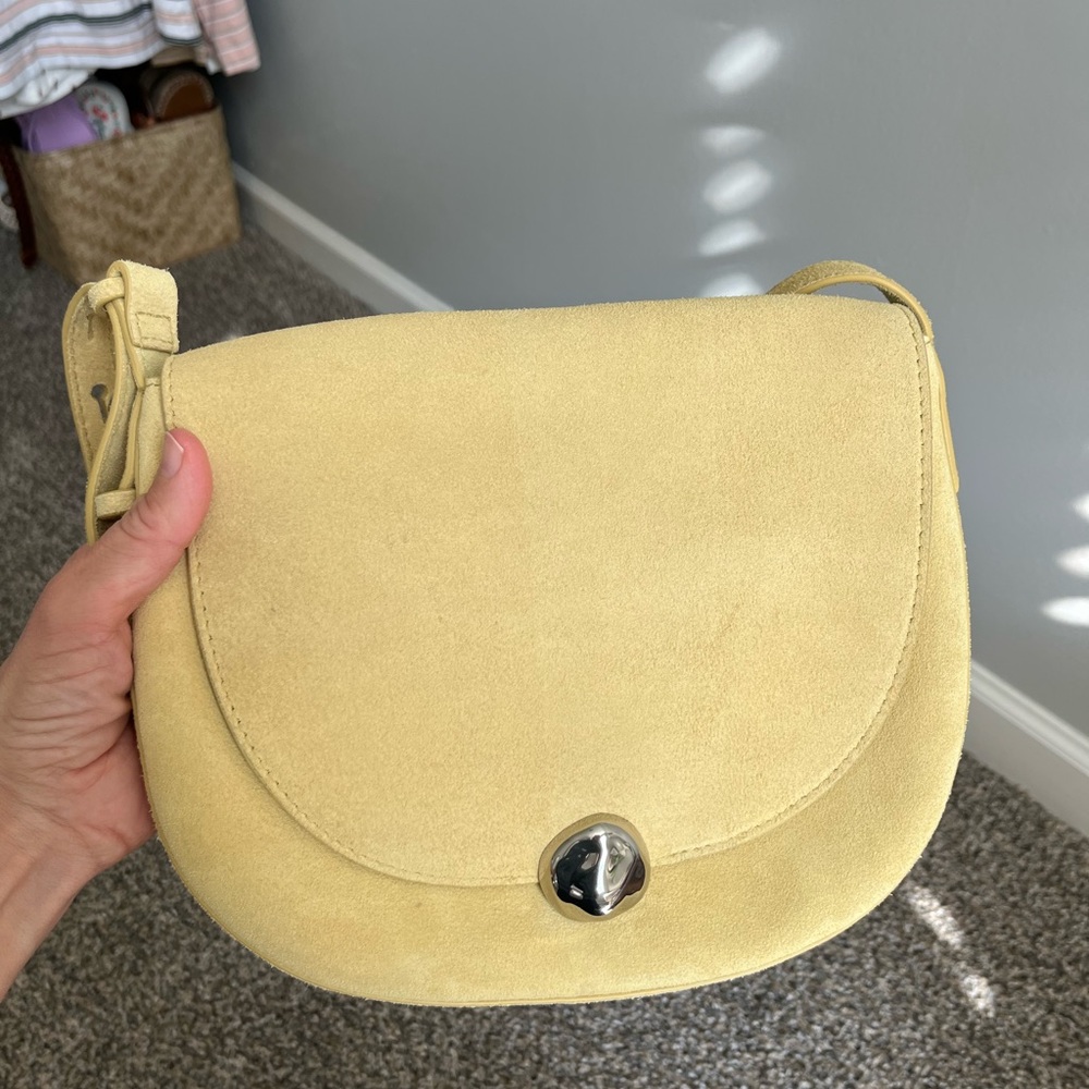 NWT Yellow Suede Dakota madewell bag - Picture 3 of 6